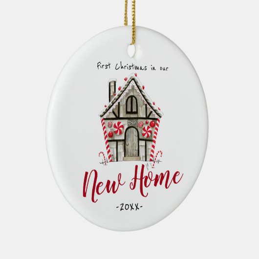 Personalisierte Weihnachtsschmuck unserer neuen Zu (Rechts)