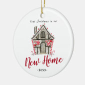 Personalisierte Weihnachtsschmuck unserer neuen Zu (Links)