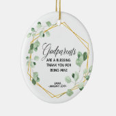 Personalisierte Weihnachtsschmuck von Godeltern (Rechts)