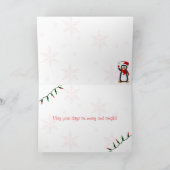 Personalisierte Weihnachtsschmuckkarte 3 Feiertagskarte (Innenseite)