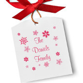 Personalisierte Weihnachtsschneeflocke Selbstfarbi Permastempel