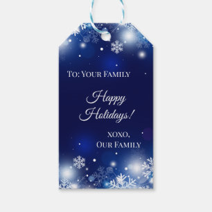 Personalisierte Weihnachtsschneeflocken Geschenkanhänger