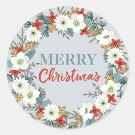 Personalisierte Weihnachtsstellen-Handmit Runder Aufkleber