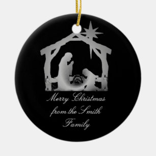 Personalisierte Weihnachtssterne Keramik Ornament