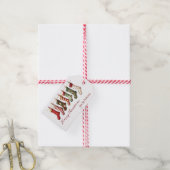 Personalisierte Weihnachtsstrümpfe Geschenkanhänger (Mit Garn)