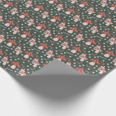 Personalisierte Weihnachtssumpferräume Geschenkpapier (Ecke)