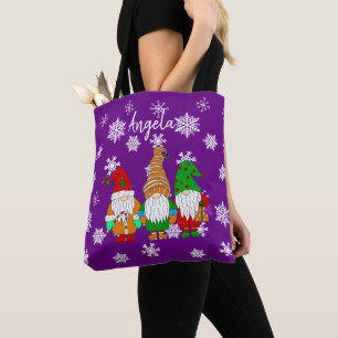 Personalisierte Weihnachtstasche mit Niedlichem Ca Tasche