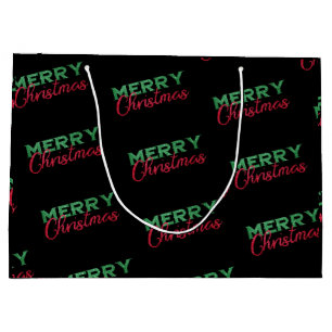 Personalisierte Weihnachtstasche, Party Große Geschenktüte