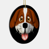 Personalisierte Weihnachtsverzierung von einem Keramik Ornament (Rechts)