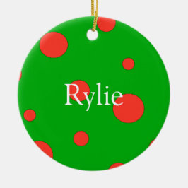 Personalisierte Weihnachtsverzierungen Keramik Ornament