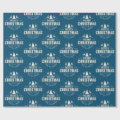 Personalisierte Weihnachtszeit Geschenkpapier (Flach)