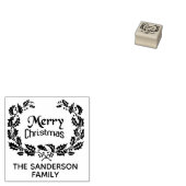 Personalisierte Weihnachtszeit Gummistempel (Stempel)