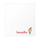 Personalisierte Weihnachtszeit Notizblock (Vorderseite)