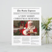 Personalisierte Weihnachtszeitung (Stehend Vorderseite)