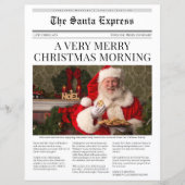 Personalisierte Weihnachtszeitung (Vorderseite)
