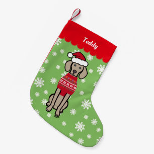 Personalisierte Weimaraner Kleiner Weihnachtsstrumpf