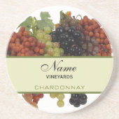 Personalisierte Wein-Untersetzer Getränkeuntersetzer (Vorne)