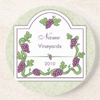 Personalisierte Wein-Untersetzer