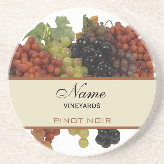 Personalisierte Wein-Untersetzer Untersetzer (Vorne)