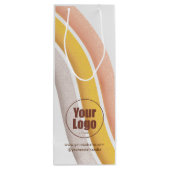 Personalisierte Weinbeutel mit Firmenlogo Geschenktüte Für Weinflaschen (Rückseite)