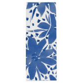 Personalisierte Weine Blumenmuster Blaue Geschenkt Geschenktüte Für Weinflaschen (Rückseite)