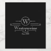 Personalisierte Weinflasche Weinetikett (Einzelnes Label)