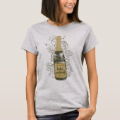 Personalisierte Weinflaschen und Grapevinen T-Shirt (Vorderseite)