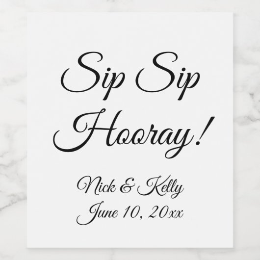 Personalisierte Weinflaschen Weinetikett (Einzelnes Label)