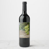 Personalisierte Weinflaschen Weinetikett (Vorderseite)