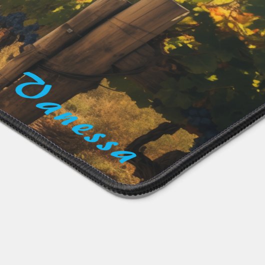 Personalisierte Weingärtnerei Schreibtischunterlage (Ecke)