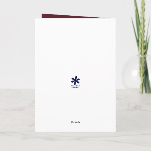 Personalisierte Weinliebhaber Geburtstag Karte (Rückseite)