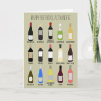 Personalisierte Weinliebhaber Geburtstag