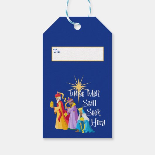 Personalisierte Weisen suchen ihn noch immer nach  Geschenkanhänger (Rückseite)