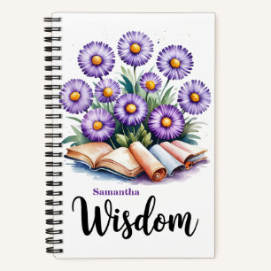 Personalisierte Weisheit Christlich Women Journal Notizblock