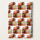 Personalisierte weiße Bücher und Tee (Rückseite)