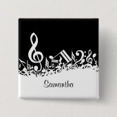 Personalisierte weiße durcheinandergebrachte button (Vorderseite)