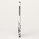 Personalisierte weiße durcheinandergebrachte Case-Mate iPhone hülle (Hinten/Links)