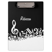 Personalisierte weiße durcheinandergebrachte klemmbrett (Vorderseite)