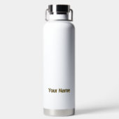 Personalisierte weiße Farbe mit modernem individue Trinkflasche (Rückseite)