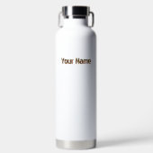 Personalisierte weiße Farbe mit modernem individue Trinkflasche (Vorderseite)
