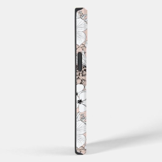 PERSONALISIERTE WEISSE FLORALE WILDBLUME IPHONE 14 Case-Mate iPhone HÜLLE (Rückseite / Rechts)