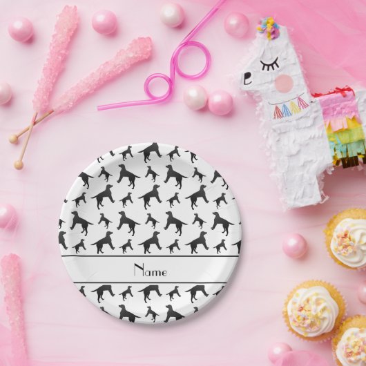 Personalisierte weiße pappteller (Party)