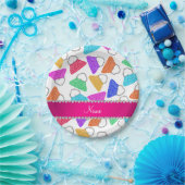 Personalisierte weiße pappteller (Party)