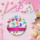 Personalisierte weiße pappteller (Party)