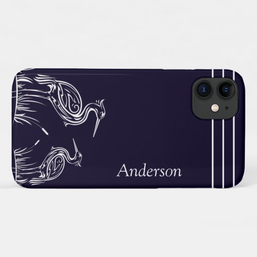 Personalisierte Weißherbergen an der Küste Case-Mate iPhone Hülle (Rückseite (Horizontal))
