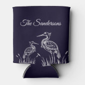 Personalisierte Weißherbergen an der Küste Dosenkühler (Vorderseite)