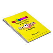 Personalisierte WELCOME-KLASSE Notizblock (Rechte Seite)