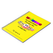 Personalisierte WELCOME-KLASSE Notizblock (Linke Seite)