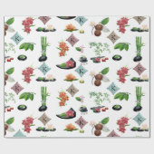 Personalisierte Wellness-Center Geschenkpapier (Flach)