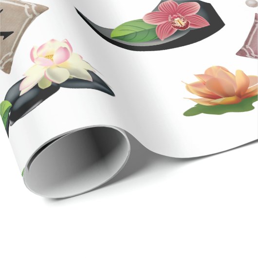 Personalisierte Wellness-Center Geschenkpapier (Rolleneckpunkt)